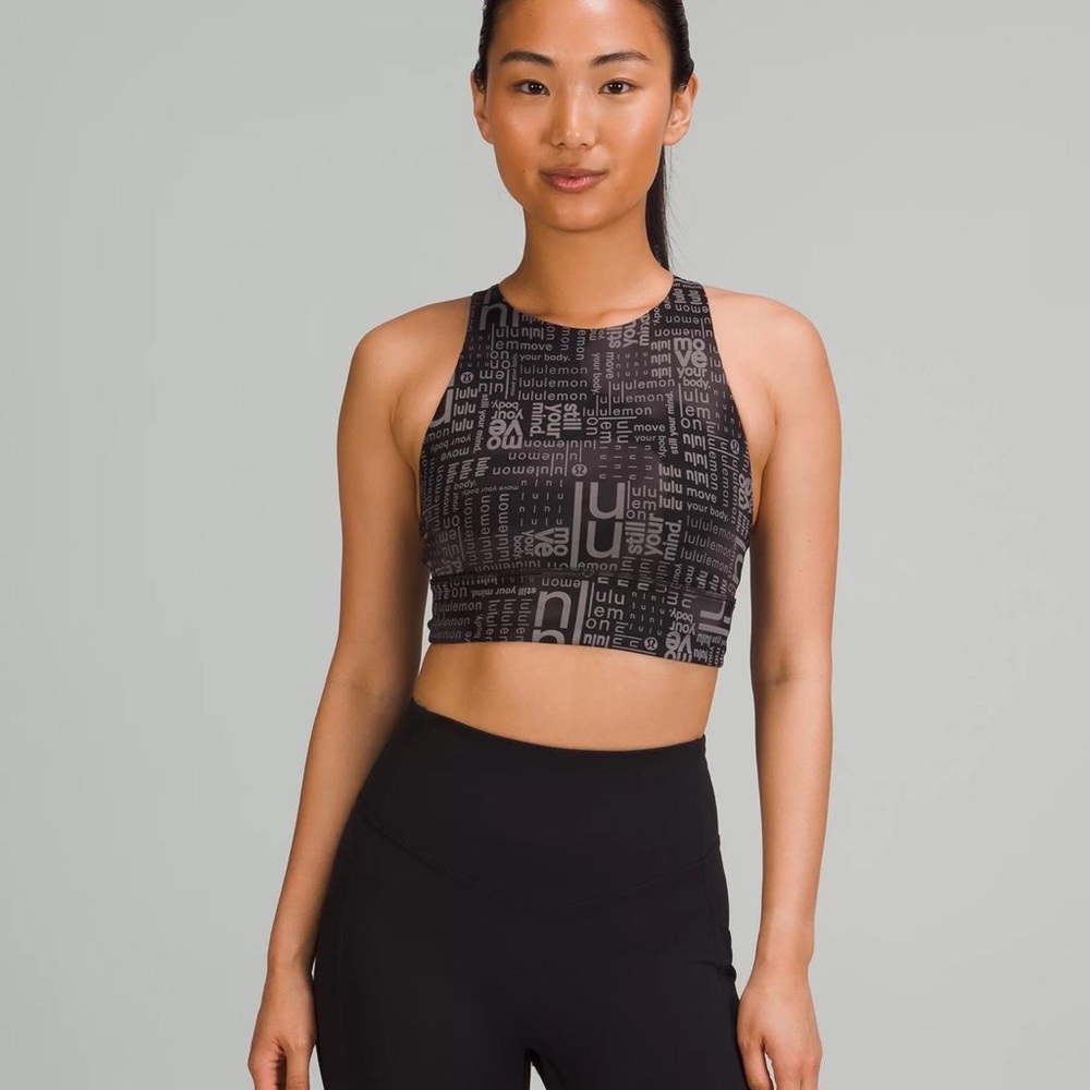 NWT lululemon energy bra high neck long line size 6